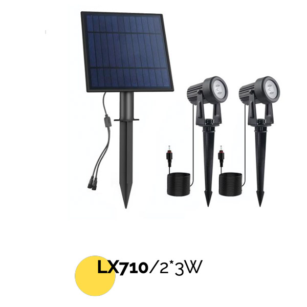 estaca led de jardin